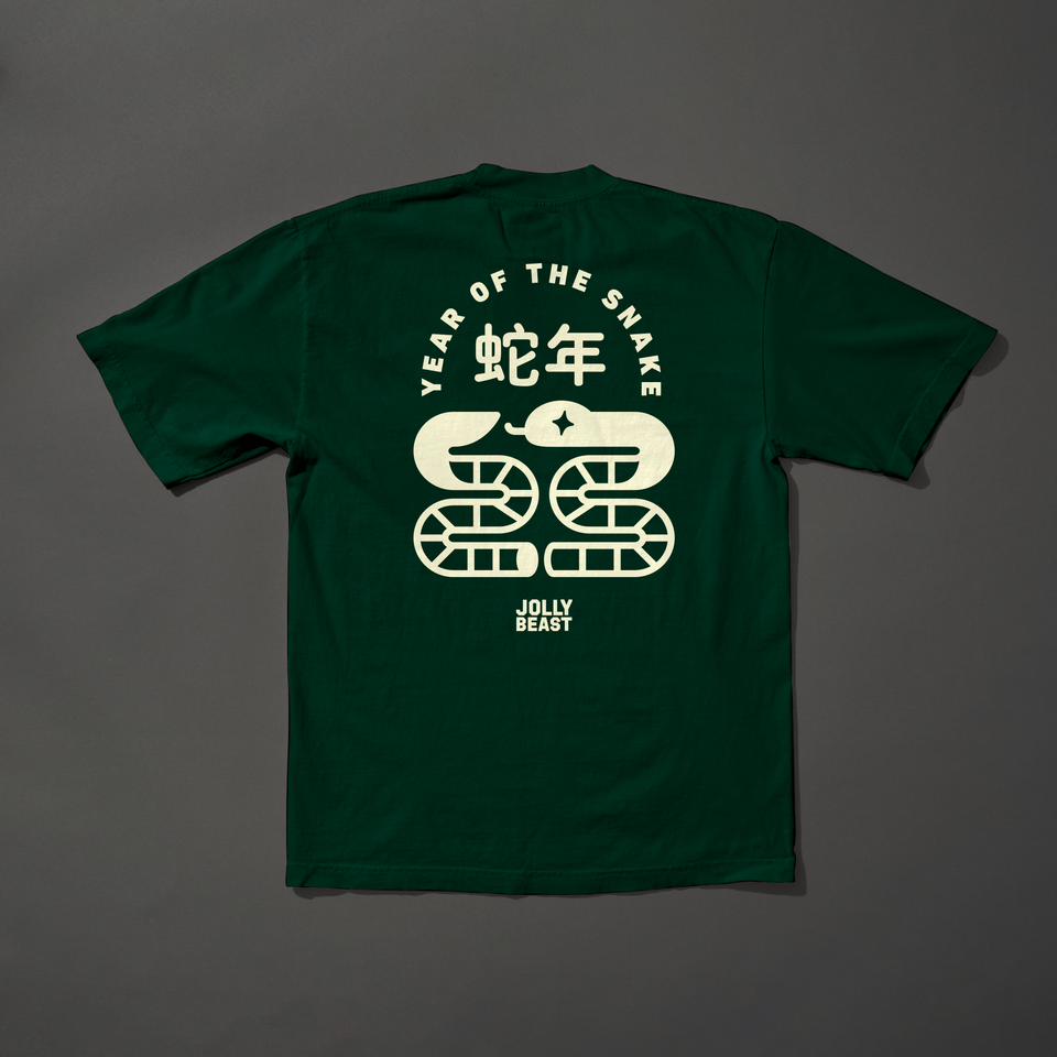 YEAR OF SNAKE TEE - GREEN