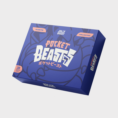 POCKET BEASTS [KANTO] Booster Box UNLIMITED - BLUE VER.