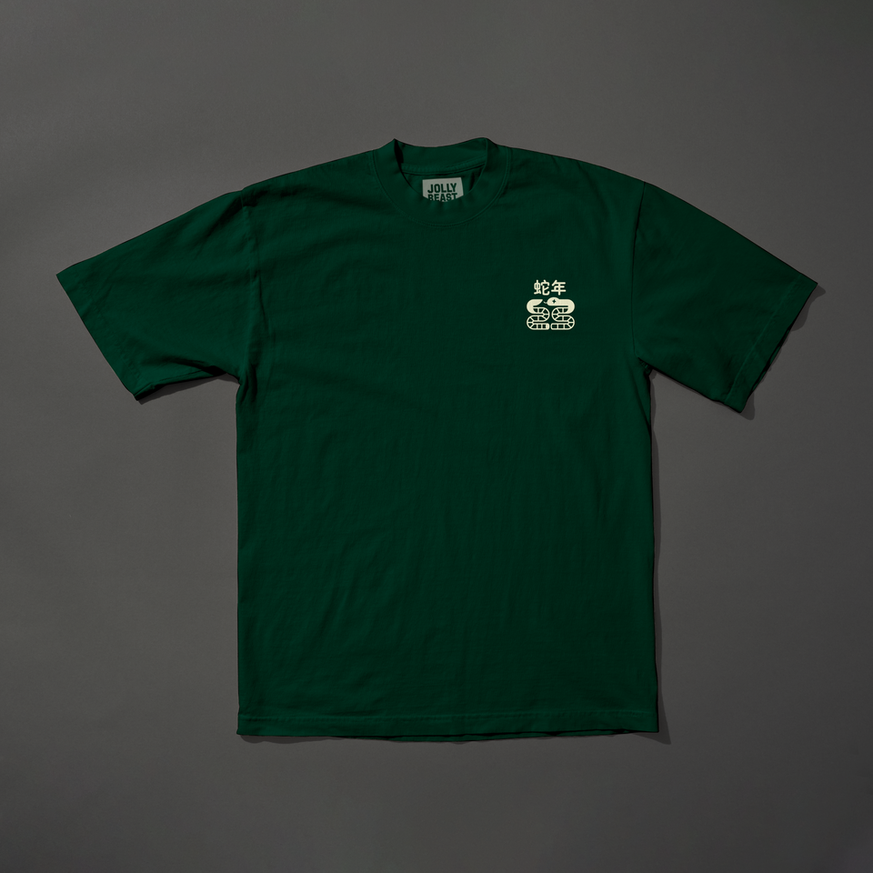 YEAR OF SNAKE TEE - GREEN